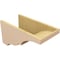 Ekena Millwork 11"W x 22"D x 11"H Wide Asheboro Rough Cedar Woodgrain TimberThane Corbel, Primed Tan CORUR11X22X11ASHRCPR - alternate 3